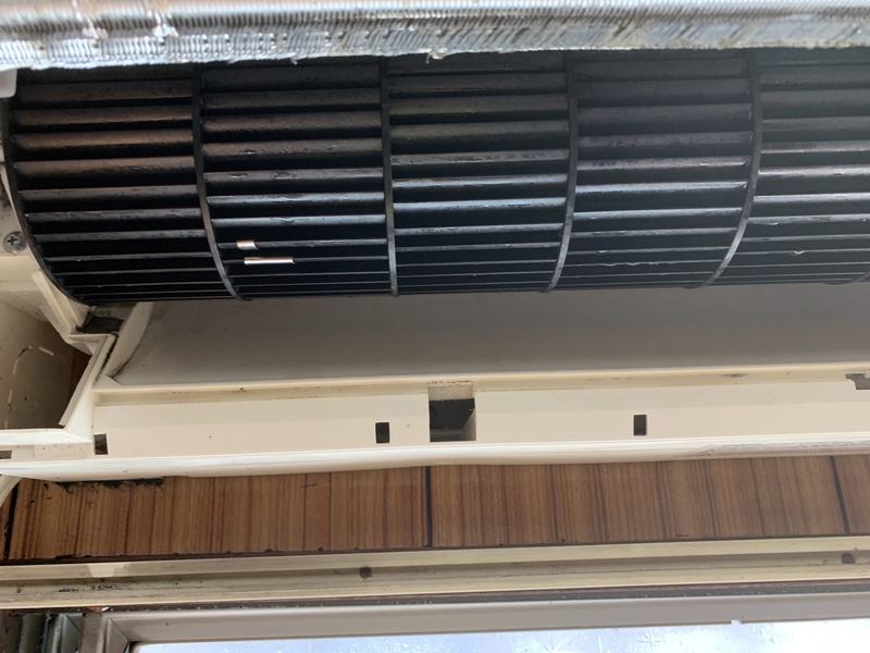エアコン｜送風ファン 洗浄後